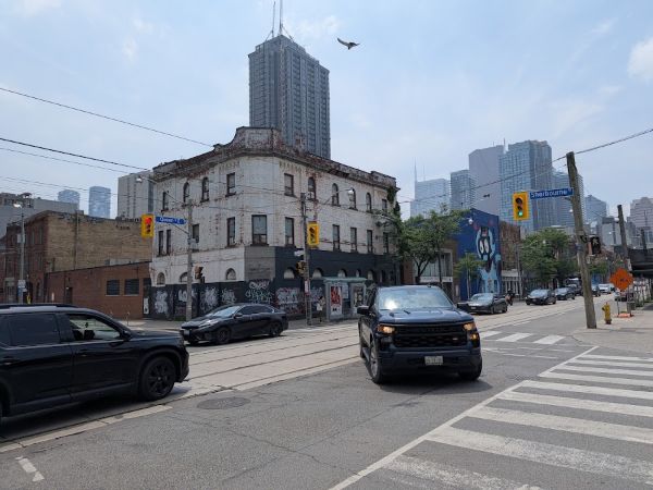 Queen St East at Sherbourne St